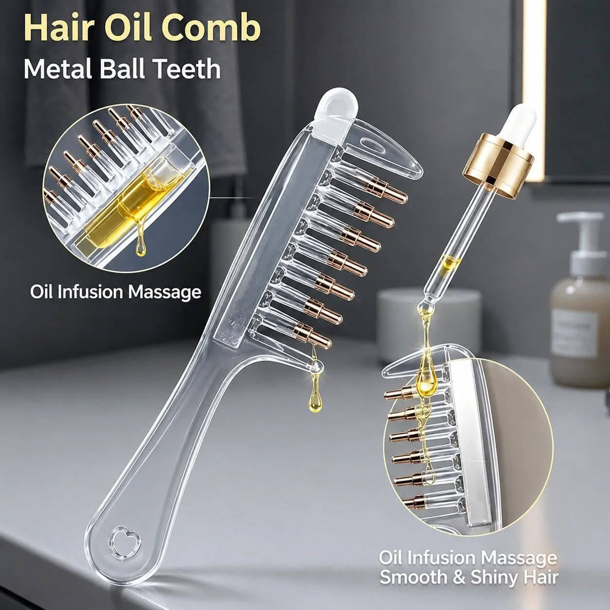 Hair Oil Applicator Comb